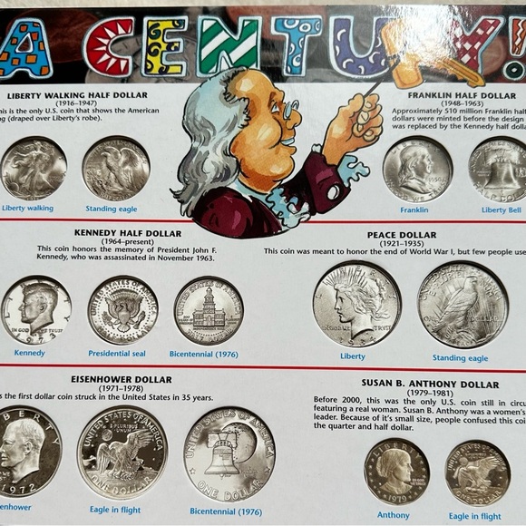 Coin Collecting For Kids Book With Slots To Collect Over 150 Coins - Picture 5 of 7